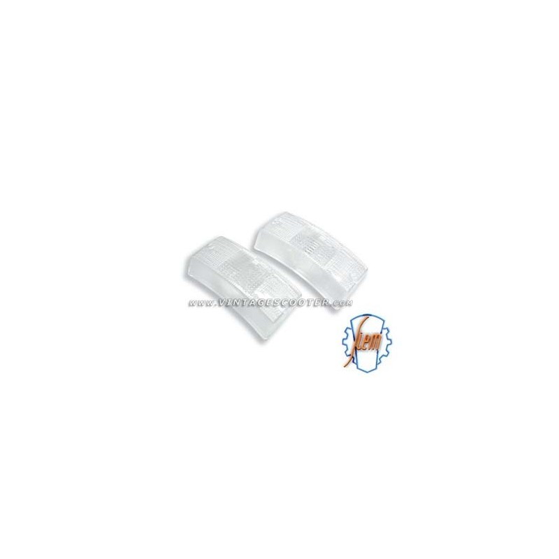 Cabochons De Clignotants Avant Transparents SIEM Vespa Px